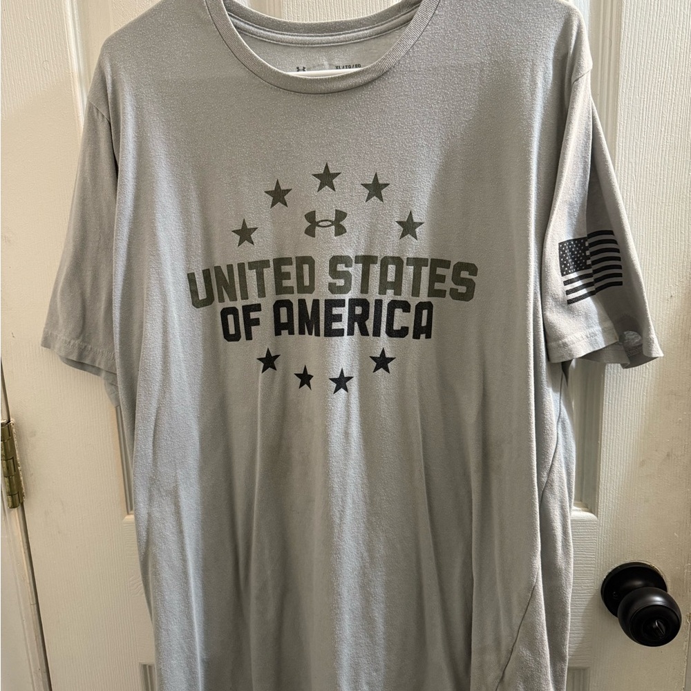 Under Armour Gray USA T-Shirt